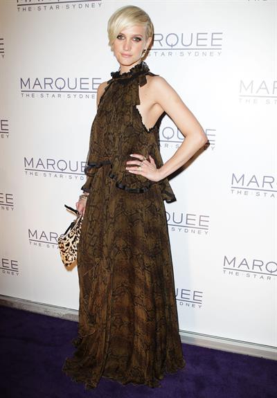 Ashlee Simpson Marquee at the Star Opening in Sydney on March 30, 2012
