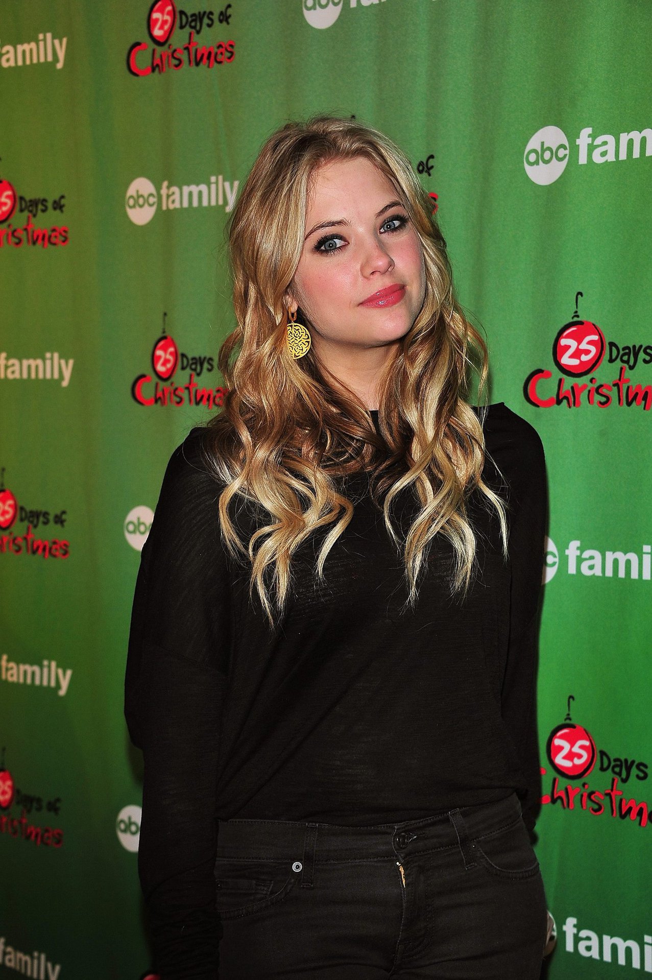 Ashley Benson 25 Days of Christmas Winter Wonderland Event on December 5, 2010