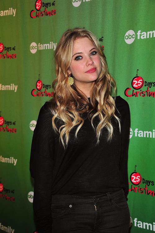 Ashley Benson 25 Days of Christmas Winter Wonderland Event on December 5, 2010