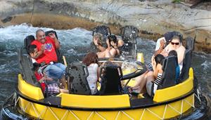 Ashley Benson and Vanessa Hudgens at Busch Gardens in Tampa Bay on March 3, 2012