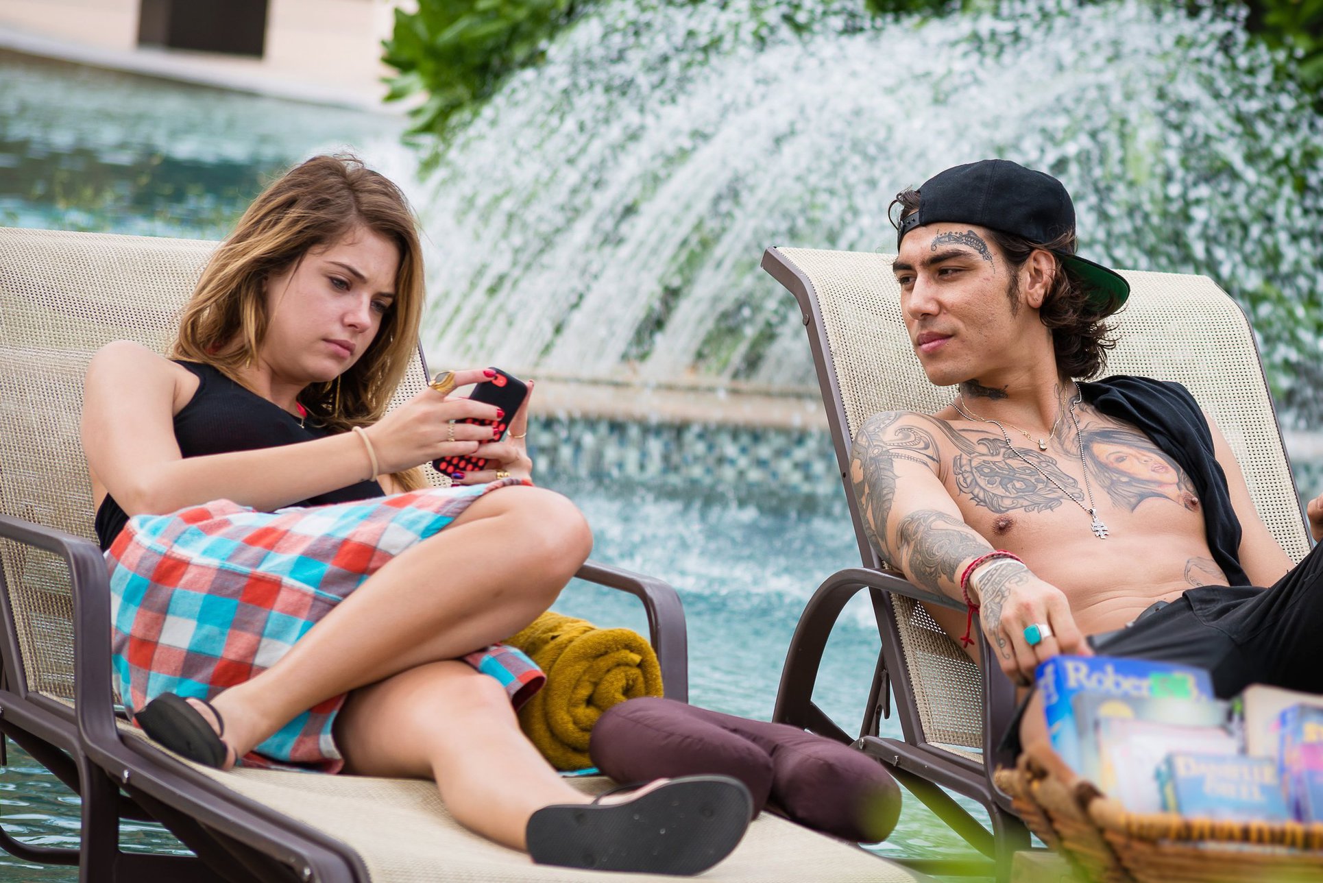 Ashley Benson – poolside vacation in Cancun 11/13/13  