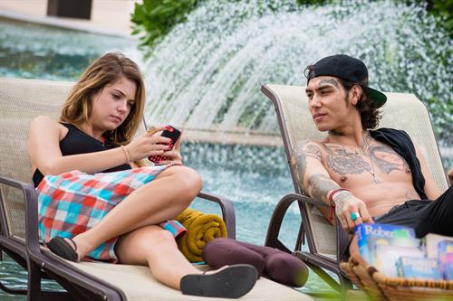 Ashley Benson – poolside vacation in Cancun 11/13/13  