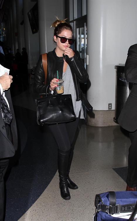 Ashley Benson – LAX airport arrival in LA 11/14/13  