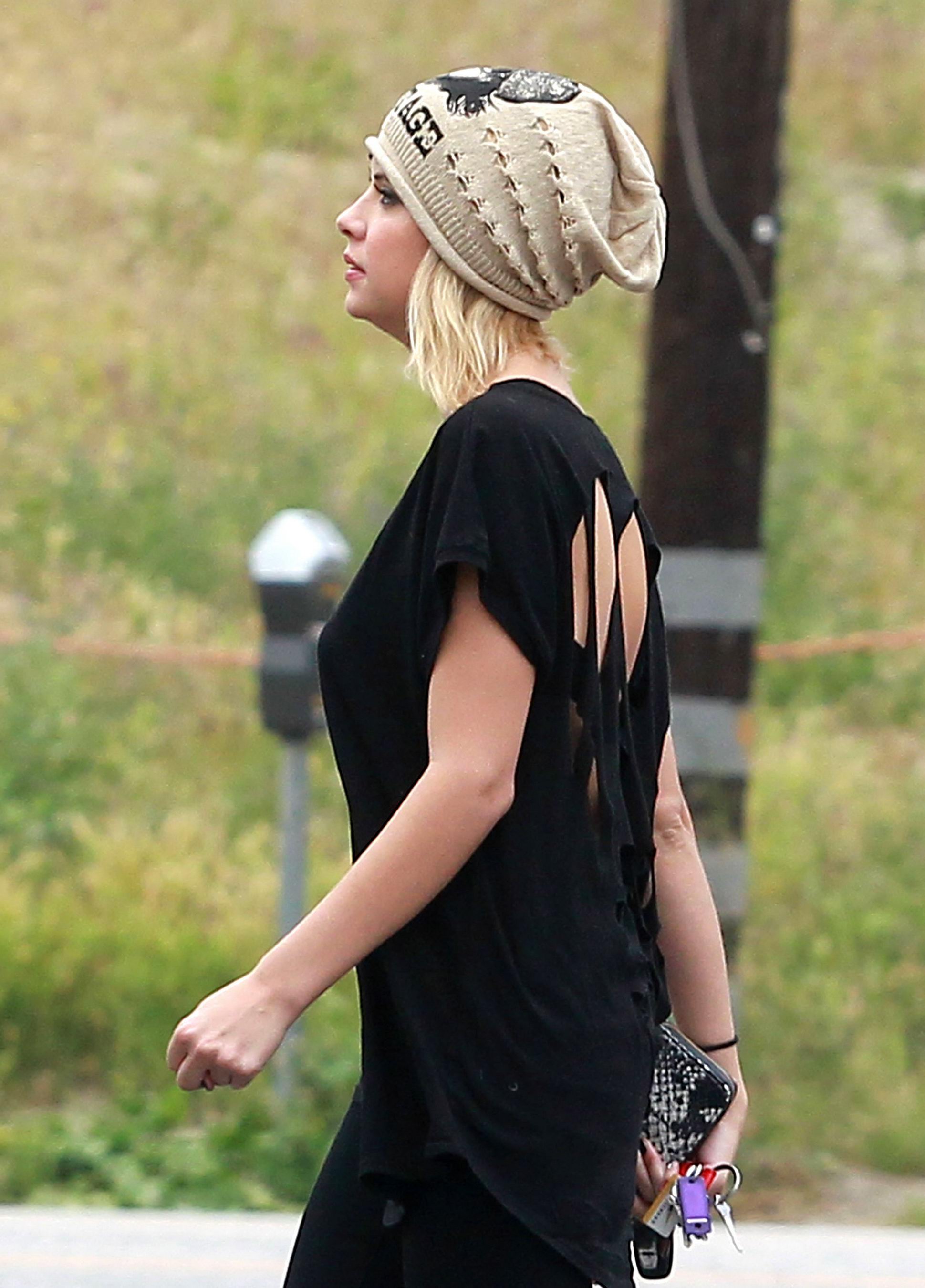 Ashley Benson at Carneys Studio City on April 24, 2012