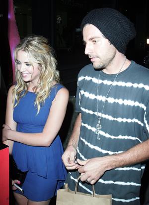 Ashley Benson Boa Restaurant in Beverly Hills on August 10, 2011