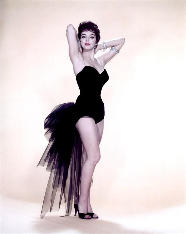Joan Collins in lingerie