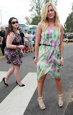 Ashley Roberts at Australian F1 Grand Prix on March 28, 2010 