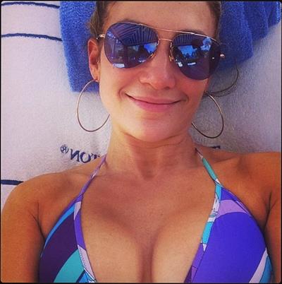 Jennifer Lopez in a bikini