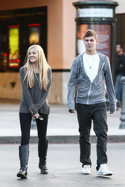 Ava Sambora leaving theater in Calabasas 10/31/12 