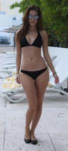 Barbara Palvin bikini candids in South Beach - Dec 2012 