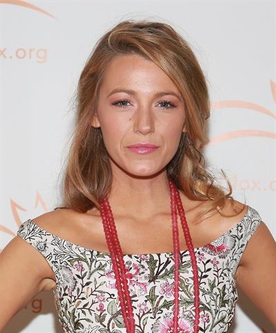Blake Lively A Funny Thing Happened On The Way To Cure Parkinson's, New York, Nov. 9, 2013 