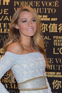 Blake Lively Announcement Of The New Egerie L'Oreal Paris: Blake Lively, Oct. 29, 2013 