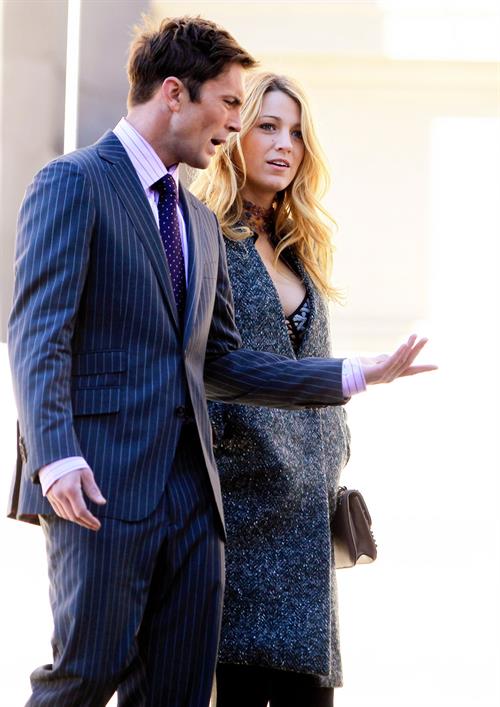 Blake Lively The Set of Gossip Girl in New York - October 11, 2012 