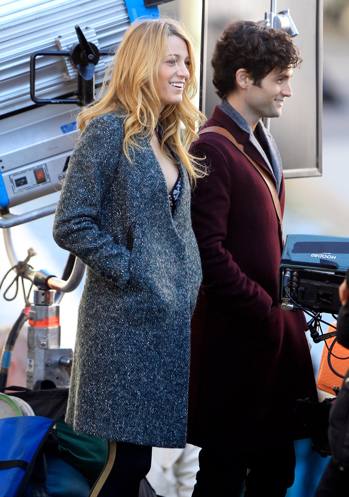 Blake Lively The Set of Gossip Girl in New York - October 11, 2012 