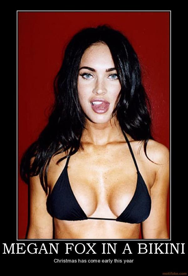 Megan Fox in a bikini