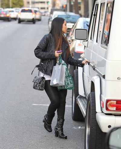 Brenda Song in LA 1/5/13  