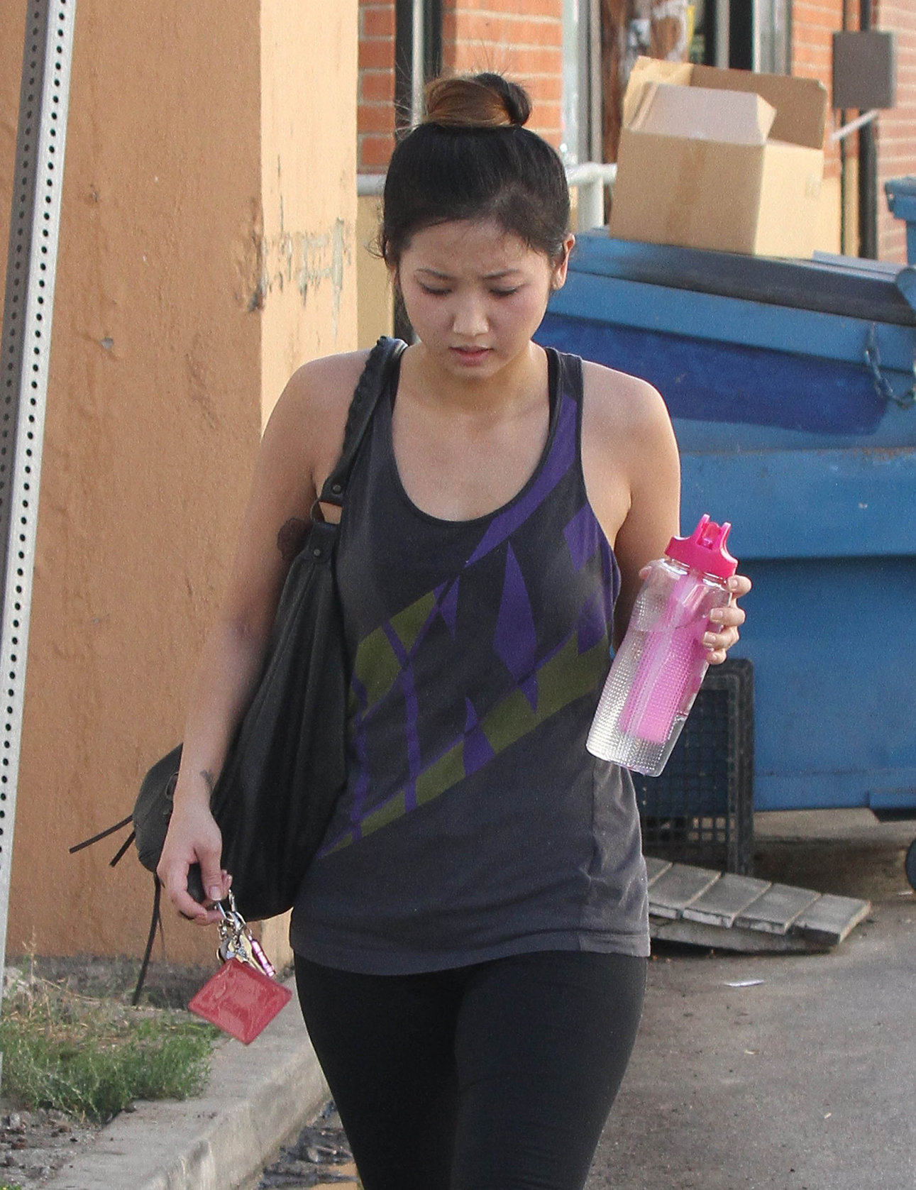 Brenda Song leaving gym in Studio City 11/6/12