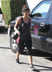 Brenda Song leaving gym in Studio City 11/6/12