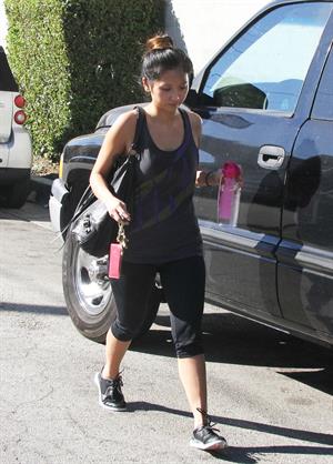 Brenda Song leaving gym in Studio City 11/6/12