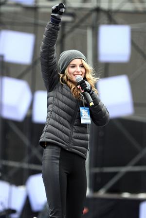 Bridgit Mendler soundcheck at CityTV in Toronto 12/31/12 