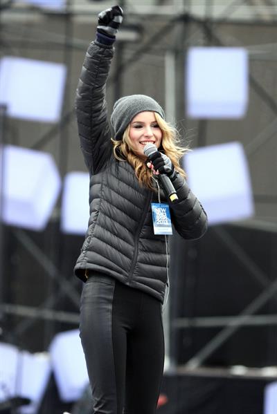 Bridgit Mendler soundcheck at CityTV in Toronto 12/31/12 