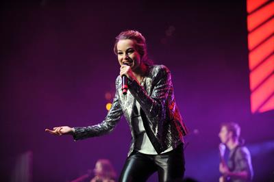 Bridgit Mendler Power 96.1's 2012 Jingle Ball at the Philips Arena in Atlanta 12/12/12 