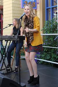 Bridgit Mendler performing at Studio Disney 365 10/23/12 