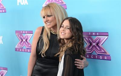 Britney Spears attends 'The Factor' Season Finale Press Conference at CBS Studios in L.A. - Dec. 17,2012 