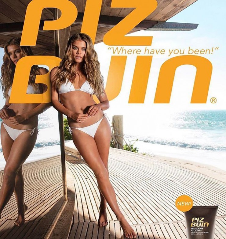 Nina Agdal in a bikini