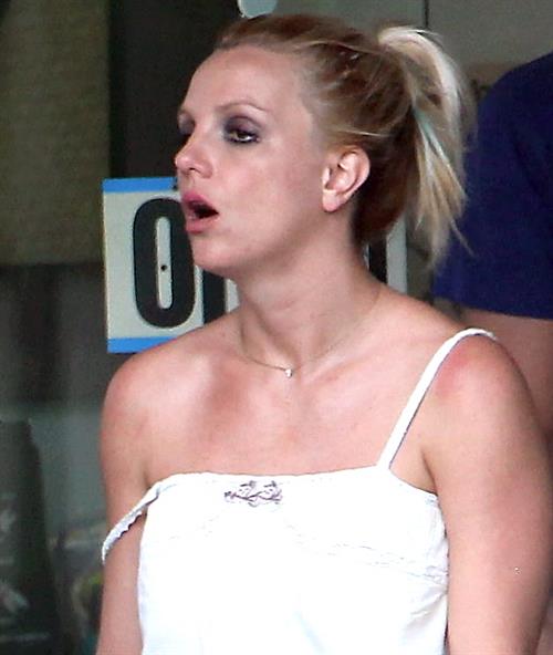 Britney Spears visits a Halloween store in Calabasas 10/7/12 