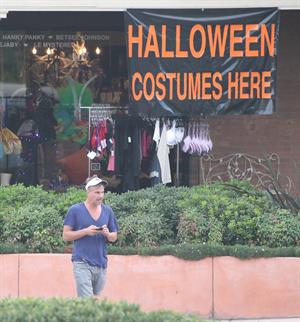 Britney Spears visits a Halloween store in Calabasas 10/7/12 