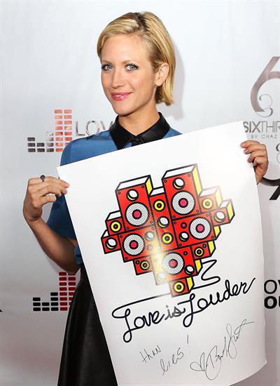 Brittany Snow Chaz Dean's Holiday Party Benefitting the Love is Louder Movement, 02 Dec 2012 