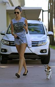 Candice Swanepoel out and about in South Beach 1/15/13 