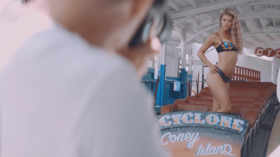 Nina Agdal in a bikini