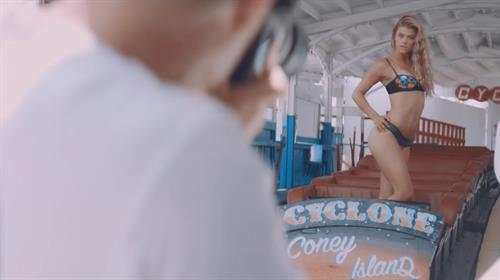 Nina Agdal in a bikini