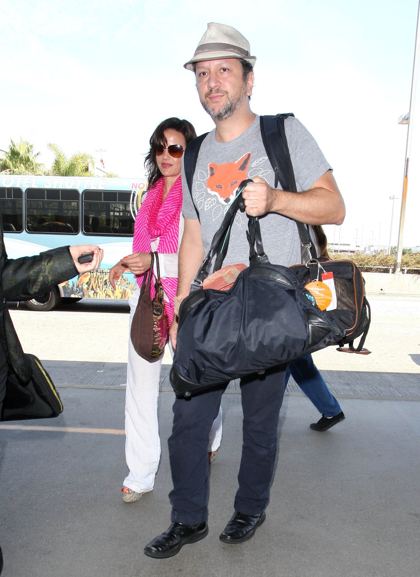 Carla Gugino - Catch a flight out of LAX - August 21, 2012 
