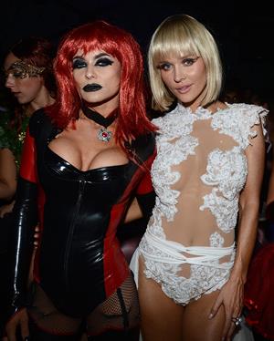 Carmen Electra attends Adam Lamberts Halloween Party at Bootsy Bellows LA on October 31, 2013