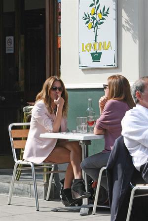 Caroline Flack Primrose Hill in London on March 30, 2012