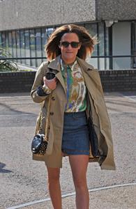 Caroline Flack London Studios on March 21, 2012