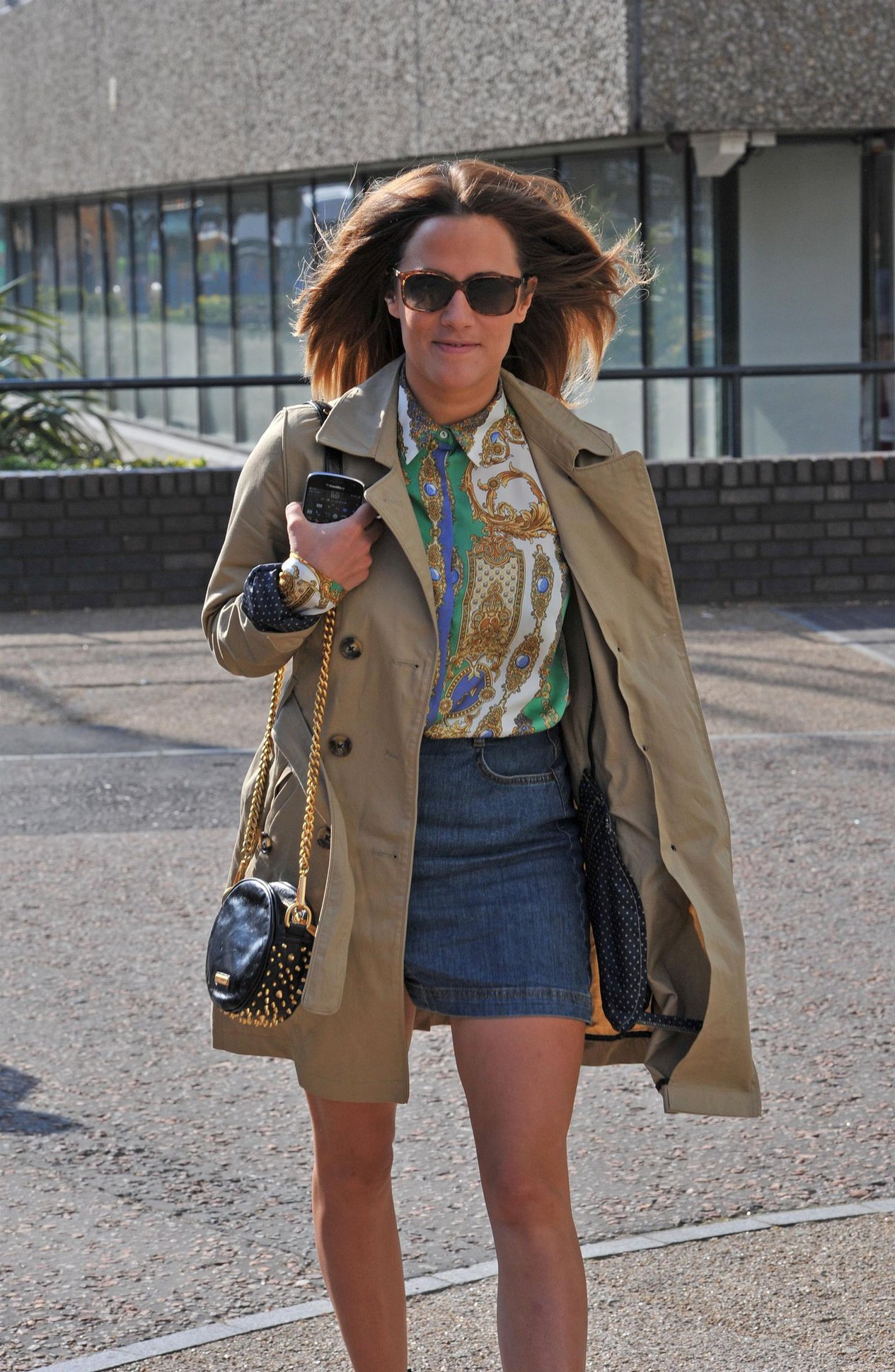 Caroline Flack London Studios on March 21, 2012