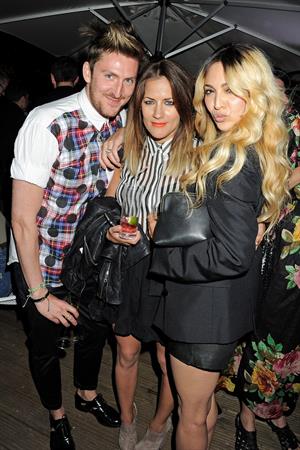 Caroline Flack attends the launch of OMEGA House on July 28, 2012 in London, England