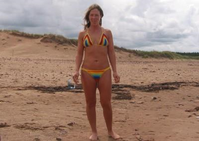 Anonymous in a bikini