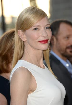 Cate Blanchett attends the Premiere of 'Blue Jasmine' at the AMPAS Samuel Goldwyn Theater July 24, 2013 