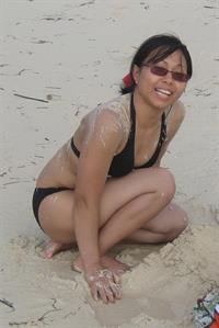 Anonymous in a bikini