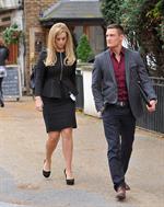 Catherine Tyldesley in London - October 26, 2012