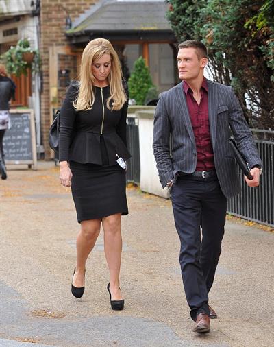 Catherine Tyldesley in London - October 26, 2012