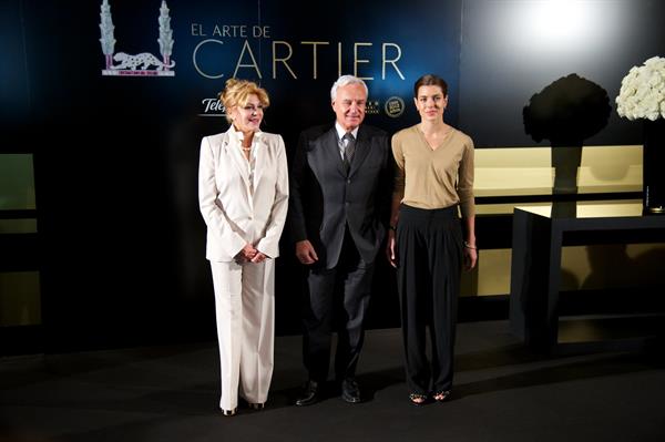 Charlotte Casiraghi Attends 'El Arte de Cartier' Ehibition Opening in Madrid (Oct 22, 2012) 