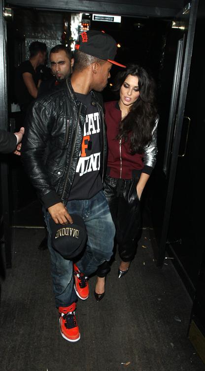 Cheryl Cole at the Rose Club in London 12/20/12 