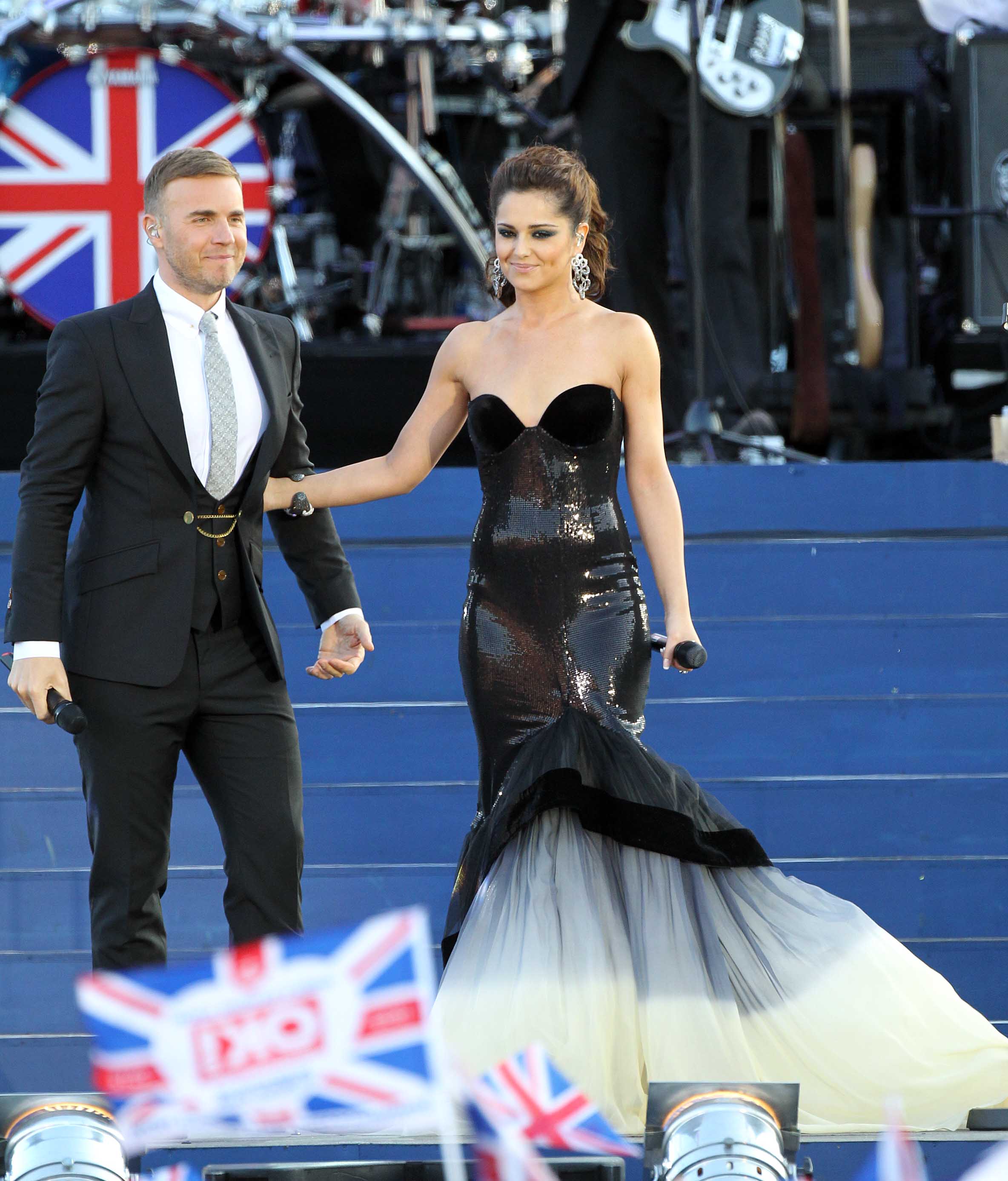 Cheryl Fernandez-Versini Pictures Cheryl Tweedy Cole - Performing at Queen Diamond Jubilee Concert in London, June 4, 2012