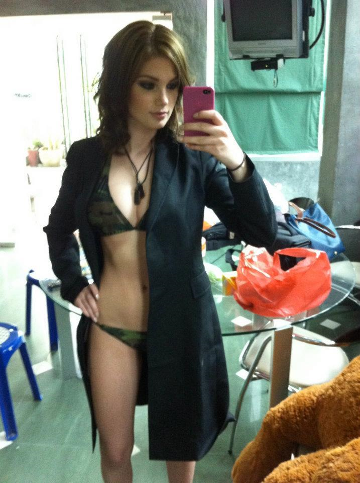 Terra Jo Wallace in a bikini